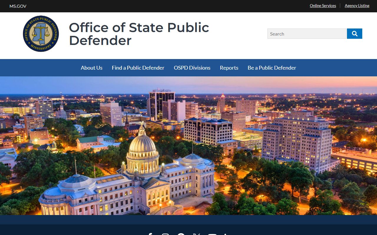 Calhoun County criminal court records and the Mississippi Office of State Public Defender