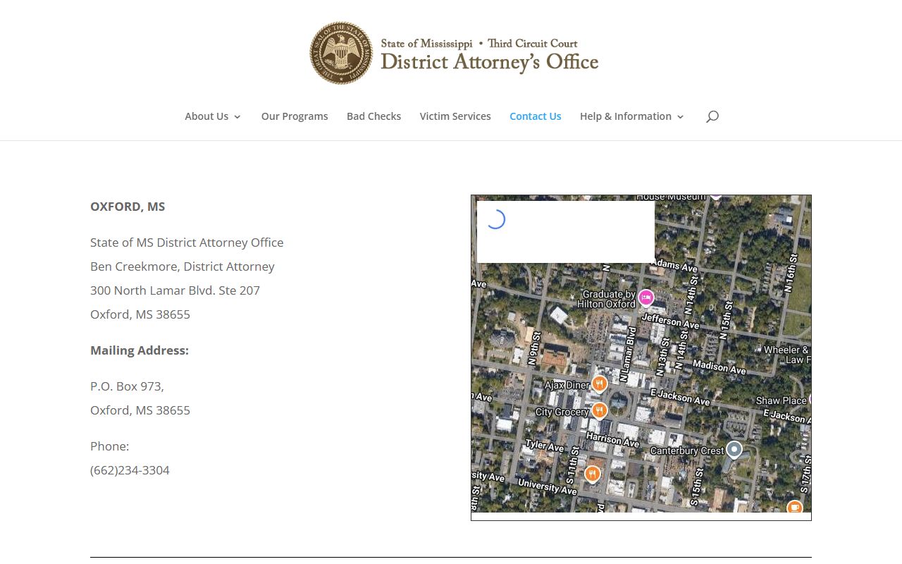 Calhoun County criminal court records and the Third Circuit District Attorney contact page