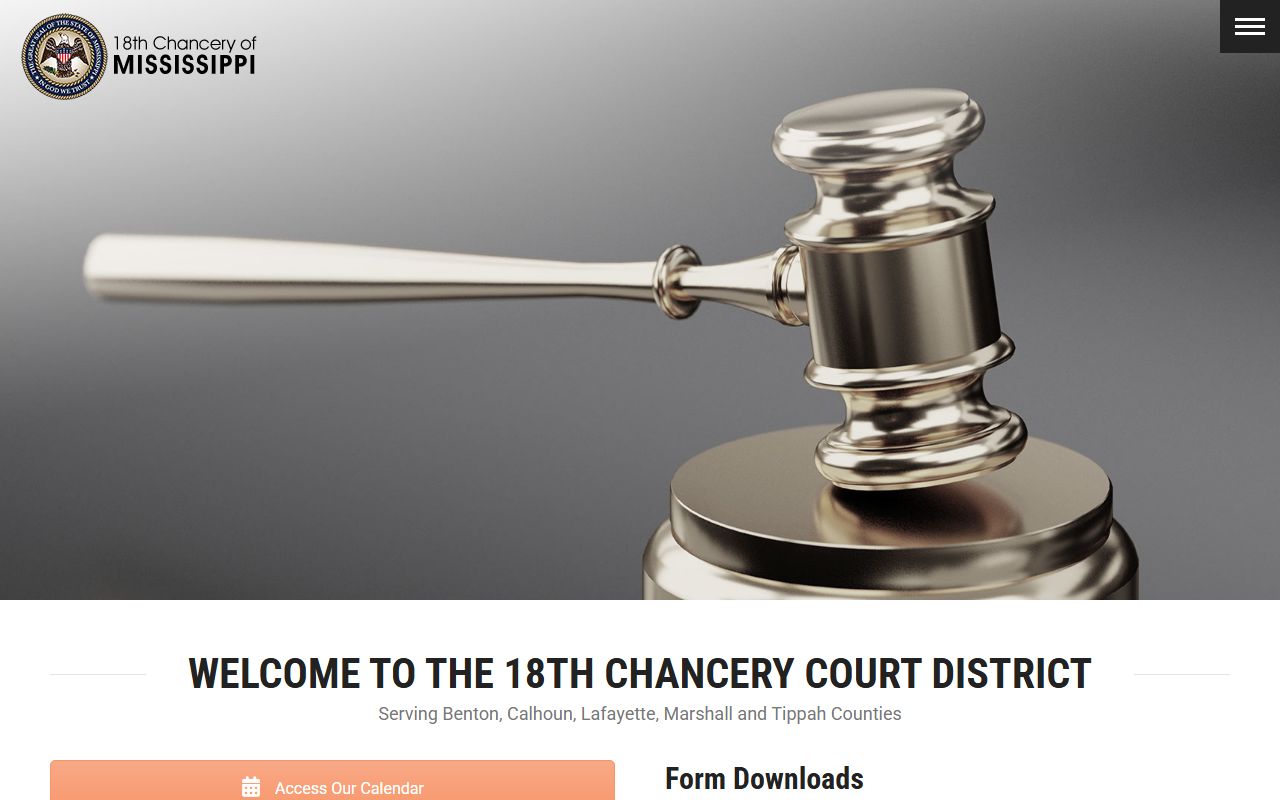 Calhoun County probate records and Eighteenth Chancery Court case categories